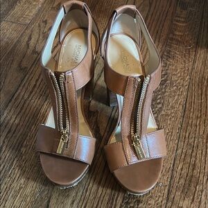 Michael Kors Tan Leather Women's Shoes